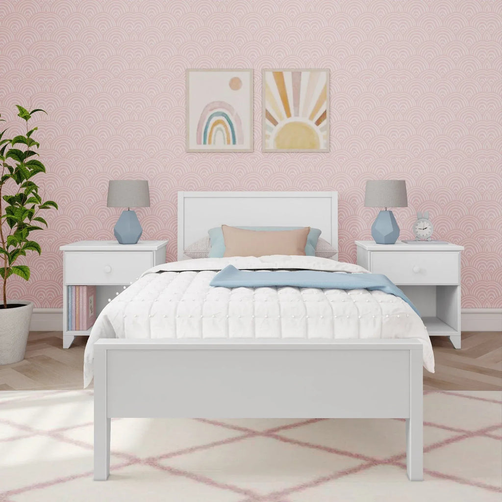 Solid Pine Twin Panel Bed