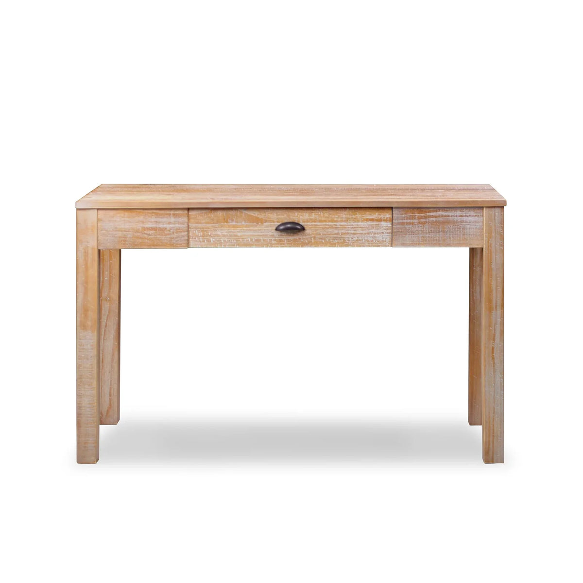 Solid Pine Wood Desk and Dressing Table, Driftwood