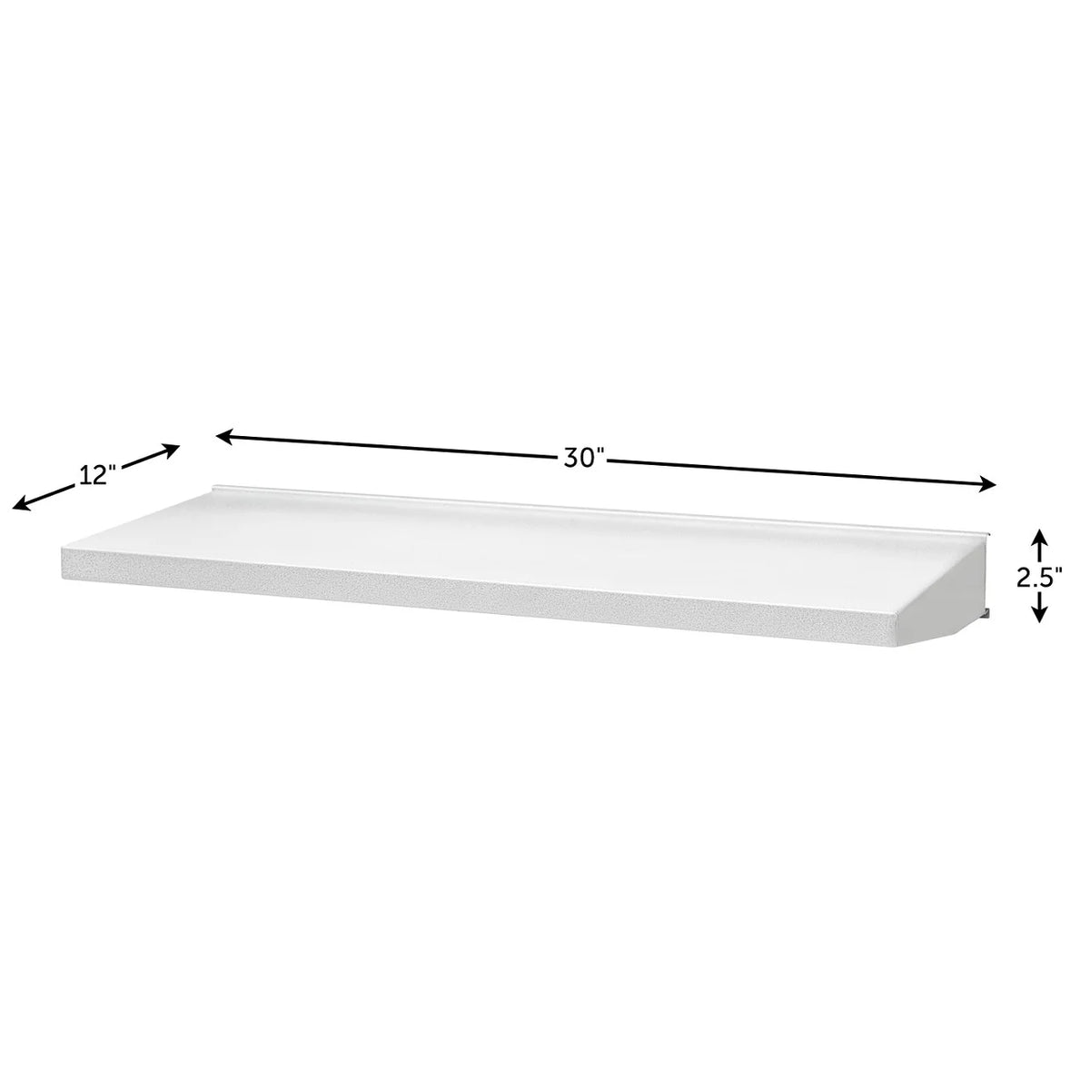 Solid Steel Wall Shelf