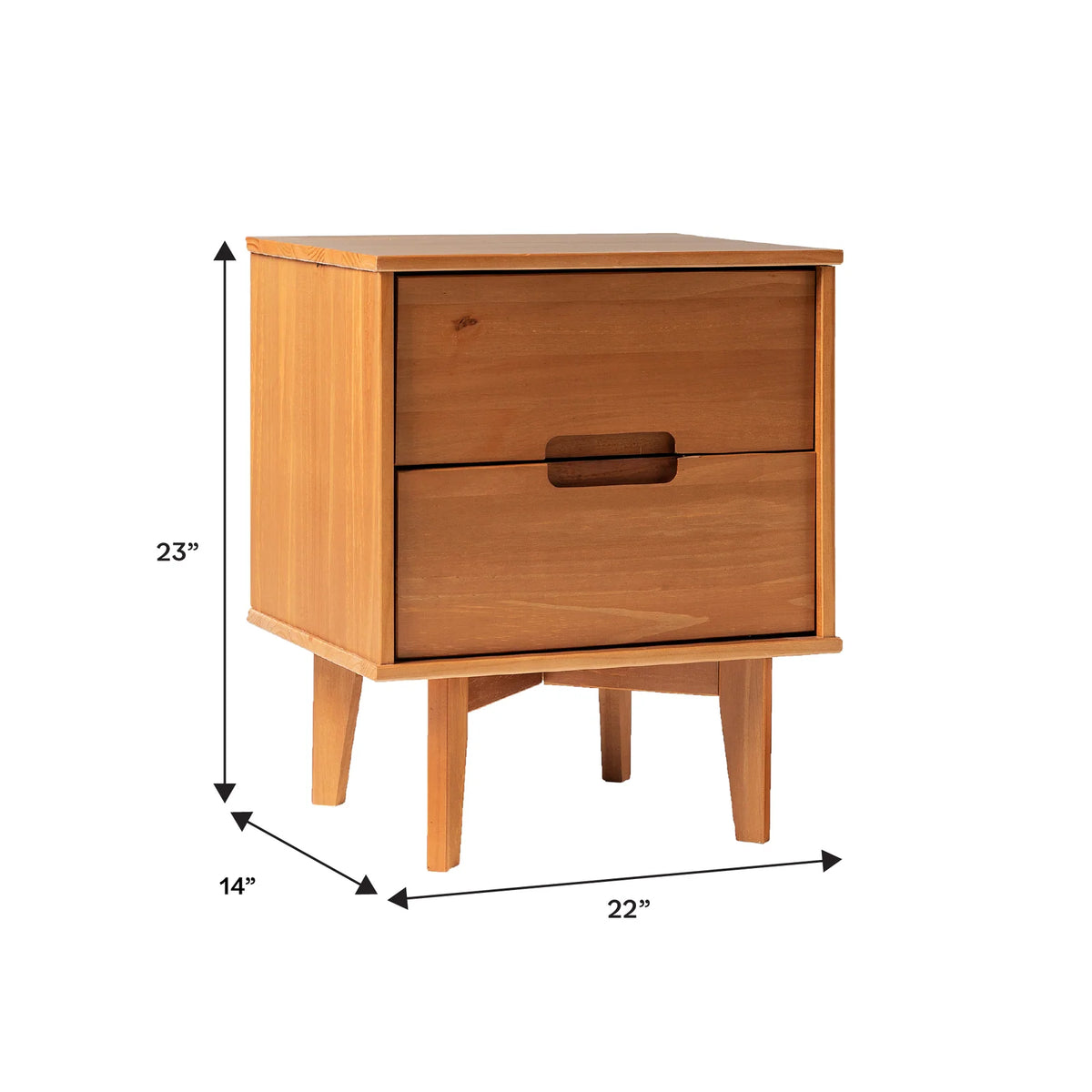Solid Wood Nightstand
