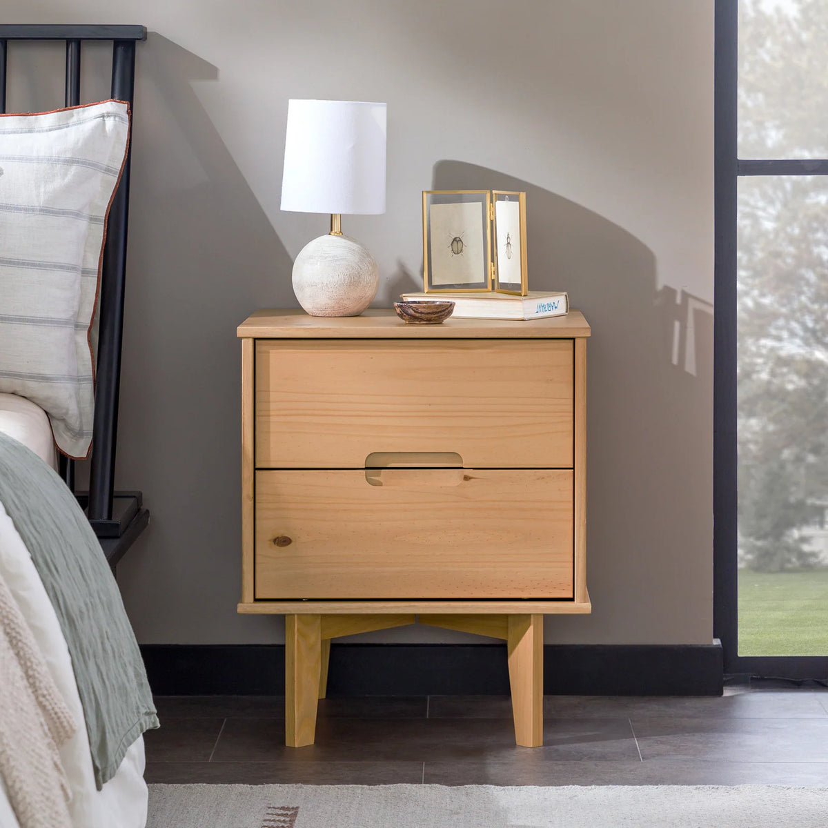 Solid Wood Nightstand