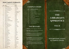 Solo Journaling Roleplaying Game in an Infinite Library with Rules, Character Prompts, Bookmarks and Digital Play Material