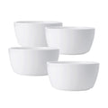 Soup Bowls and Cereal Bowls, Set of 4 White Bone China Bowls, 27