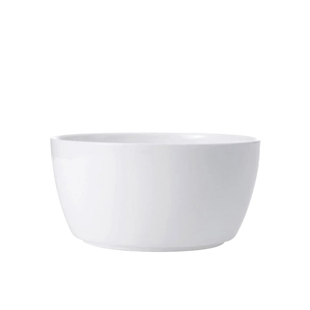 Soup Bowls and Cereal Bowls, Set of 4 White Bone China Bowls, 27