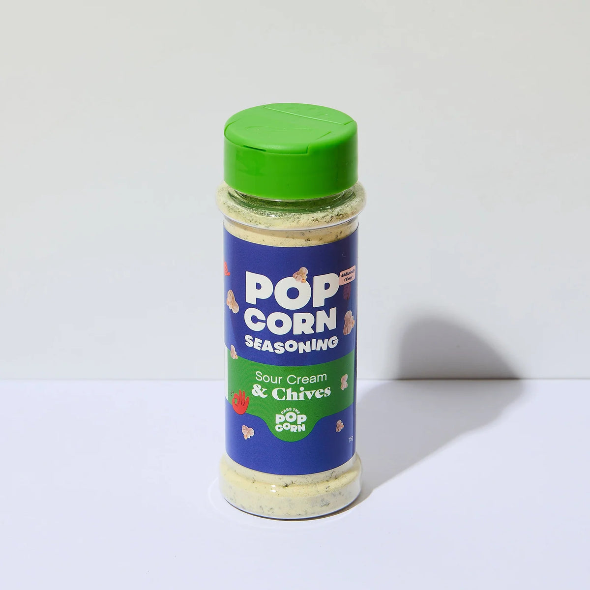Sour Cream & Chives Popcorn Seasoning 80g, Classic Chip Flavour Without Artificial Colours or Flavours