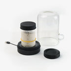 Sourdough Starter Warmer with Cooling Puck, Glass Cloche and Three-Zone Temperature Indicator