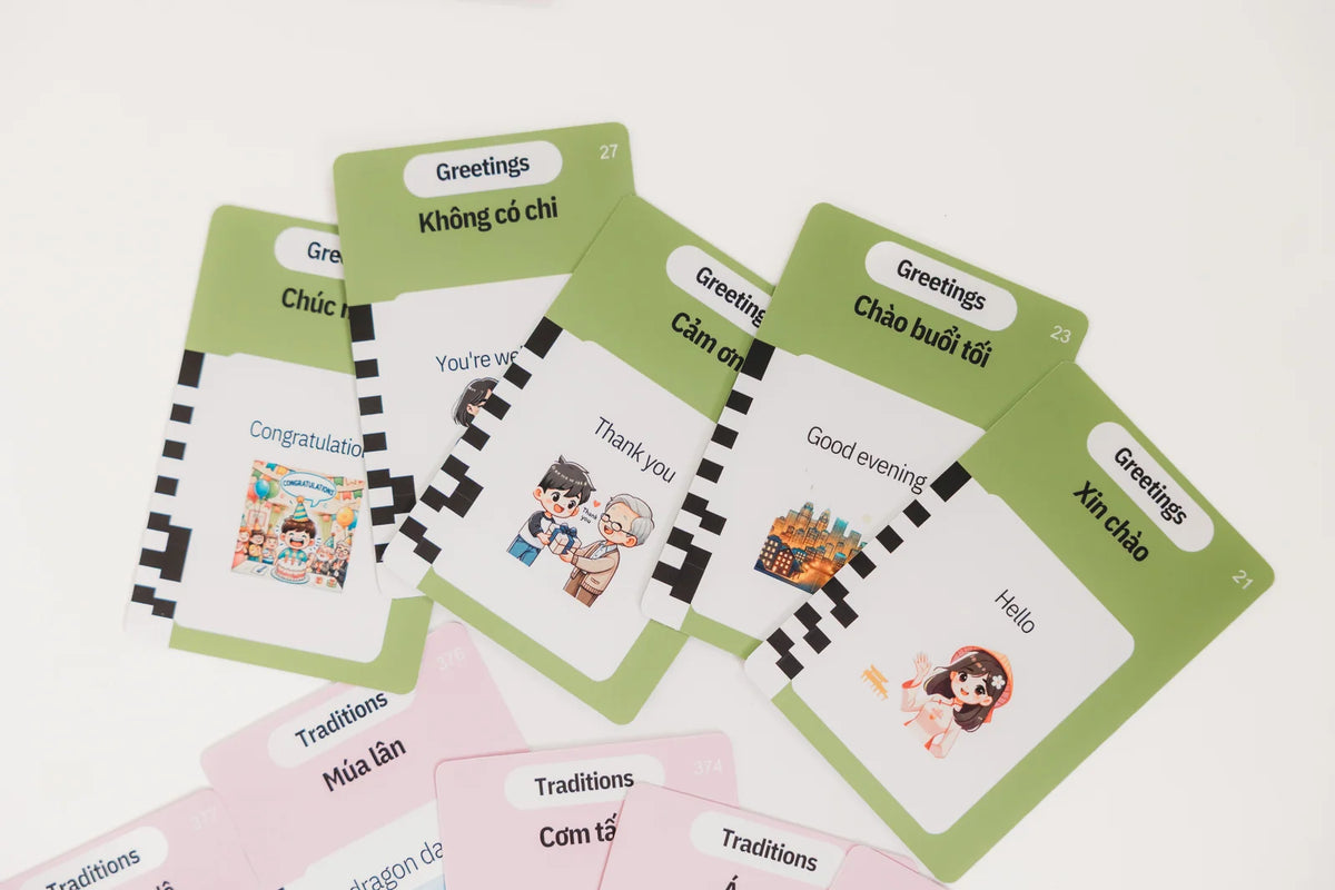 Southern Vietnamese-English Flashcard Reader