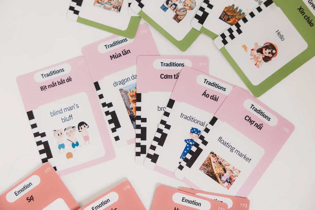 Southern Vietnamese-English Flashcard Reader