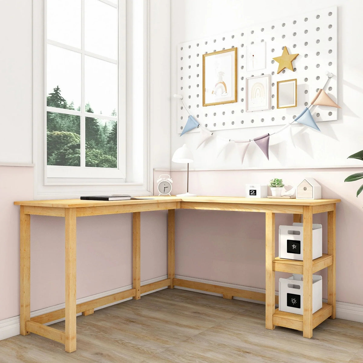 Space-Saving Kids' Corner Desk