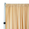 Spandex 4-Way Stretch Backdrop Drape Curtain, Champagne, 10ft H x