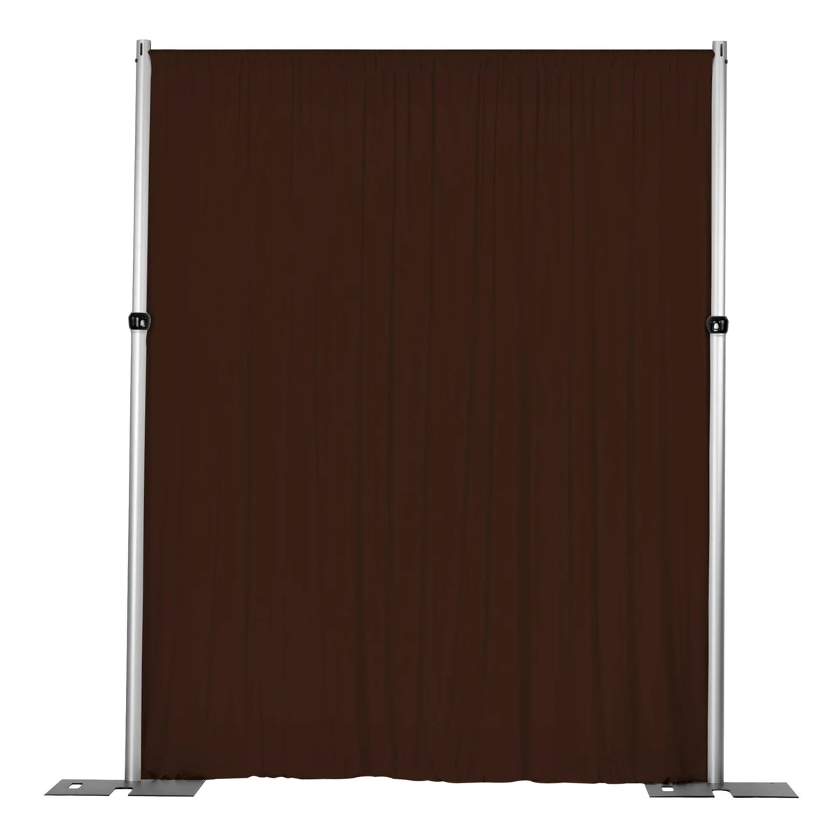 Spandex 4-Way Stretch Backdrop Drape Curtain, Chocolate Brown, 10