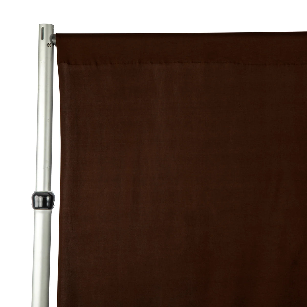 Spandex 4-Way Stretch Backdrop Drape Curtain, Chocolate Brown, 10