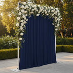 Spandex Backdrop Curtain in Navy Blue, 14 ft x 60 in Four-Way