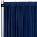 Spandex Backdrop Curtain in Navy Blue, 14 ft x 60 in Four-Way