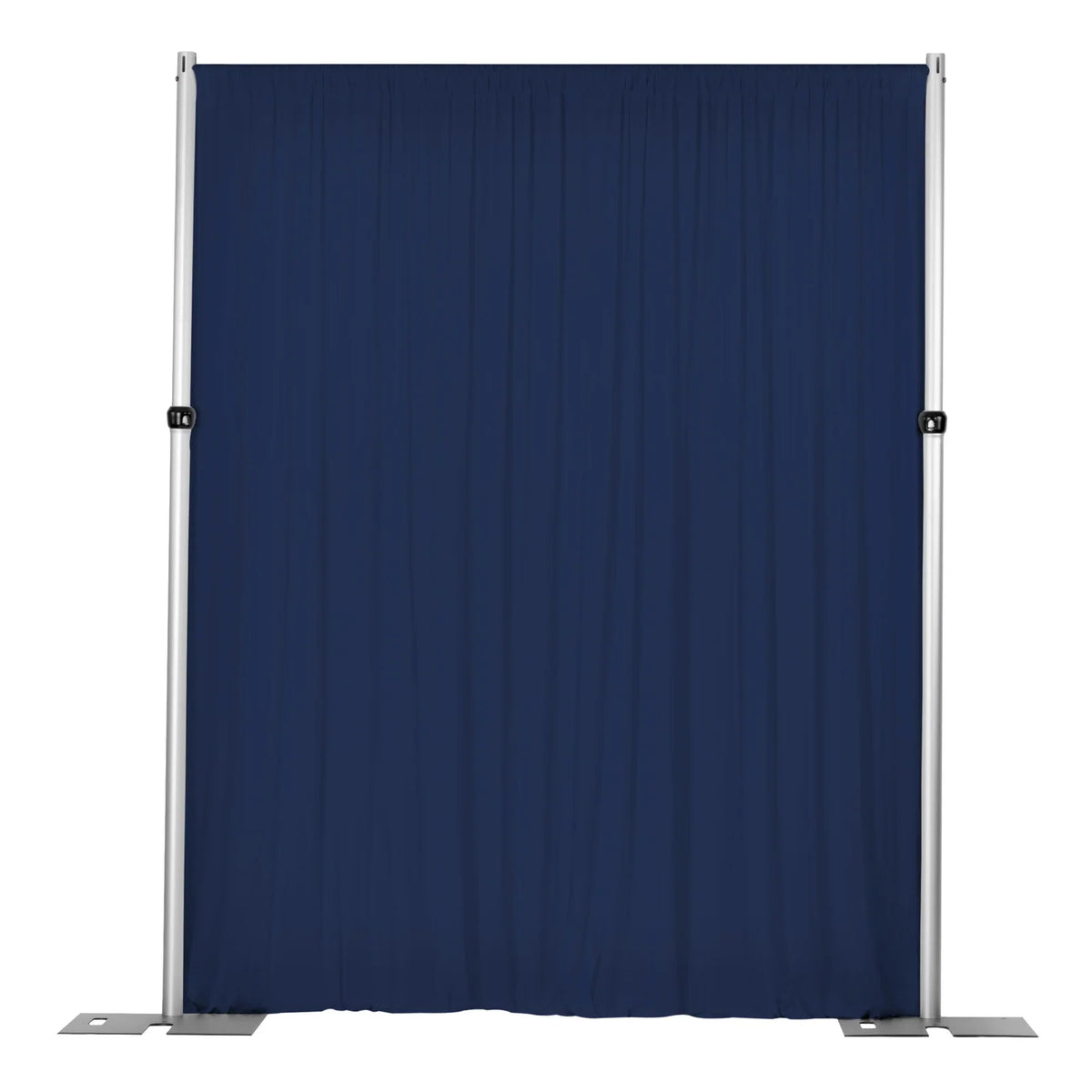 Spandex Backdrop Curtain in Navy Blue, 14 ft x 60 in Four-Way