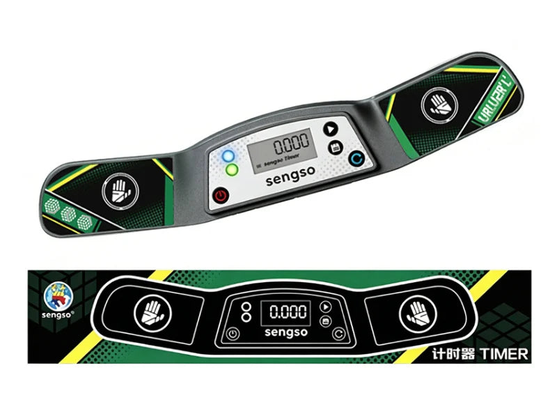 Speedcubing Timer with 0.001-Second Accuracy, Responsive Touch Control and Green or Purple Color — Green