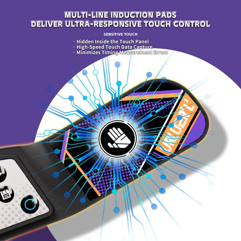 Speedcubing Timer with 0.001-Second Accuracy, Responsive Touch Control and Green or Purple Color
