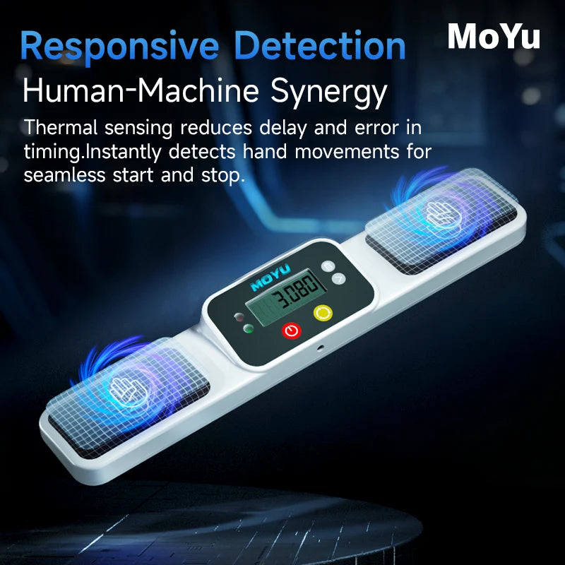 Speedcubing Timer with 0.001-Second Precision, Thermal Motion Sensing and AO5 Solve Storage