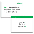 Spelling Rule Flash Cards
