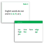 Spelling Rule Flash Cards
