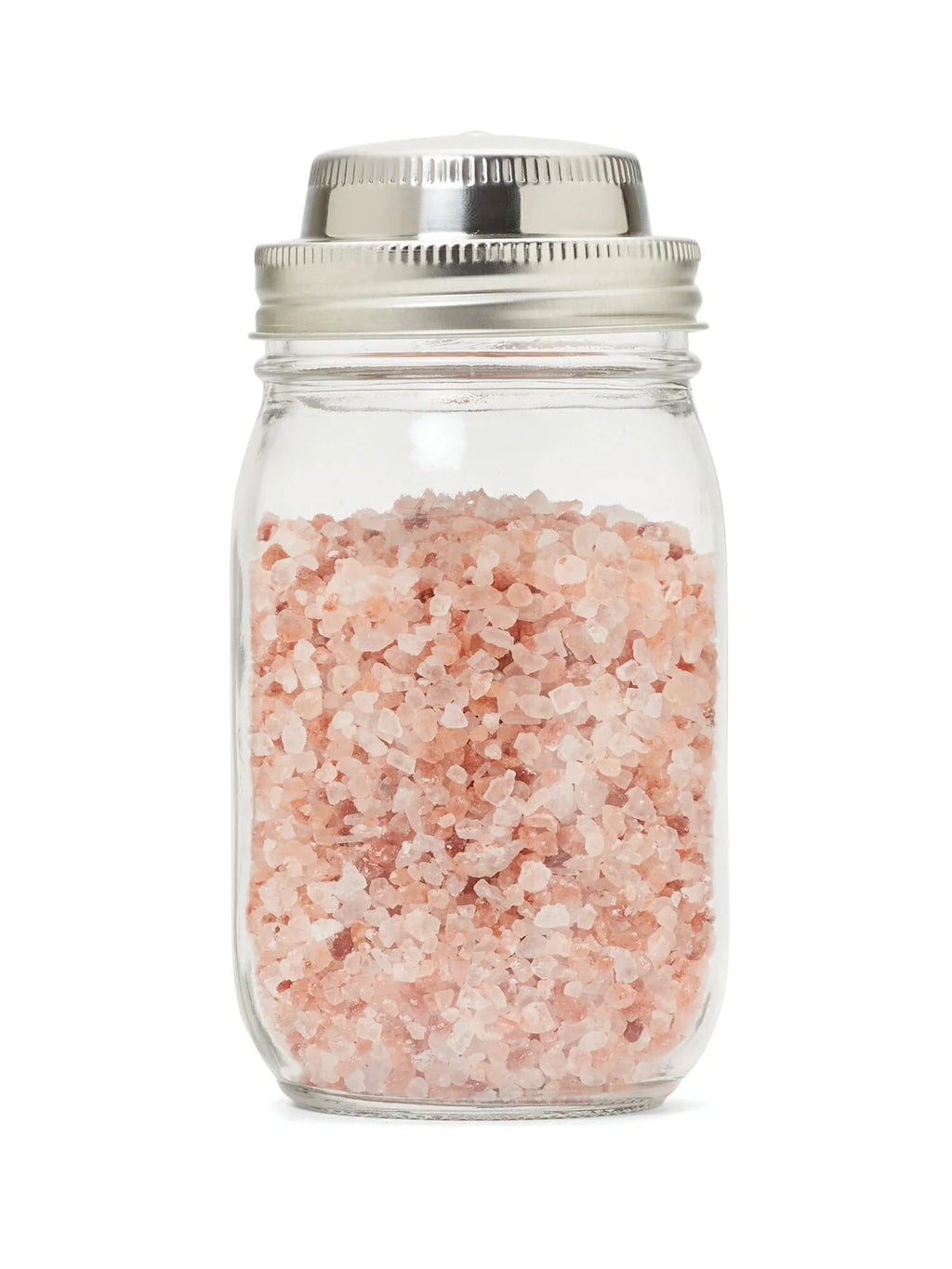 Spice Shaker Lid for Mason Jars in Stainless Steel, Dishwasher Safe and Supplied with a Matching Steel Band — Regular Mouth