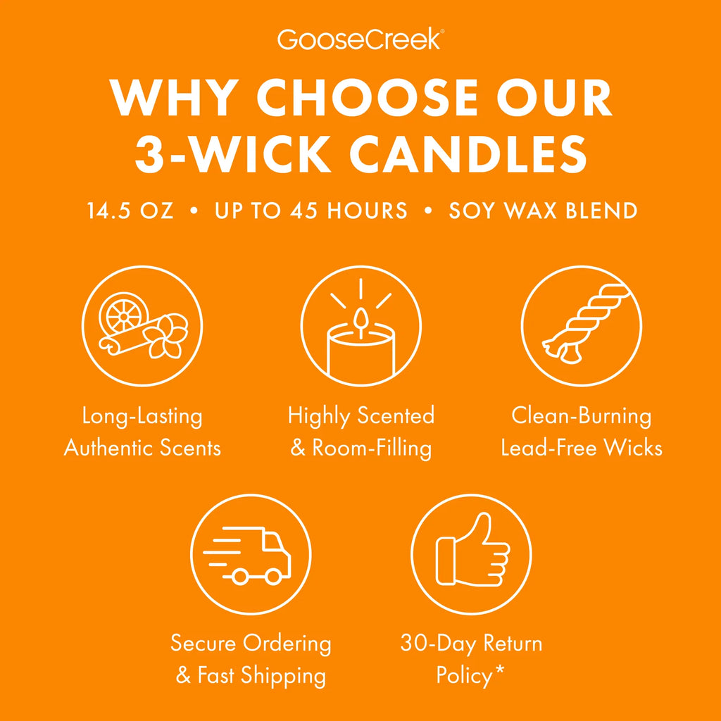 Spiced Fallen Leaves 3-Wick Candle