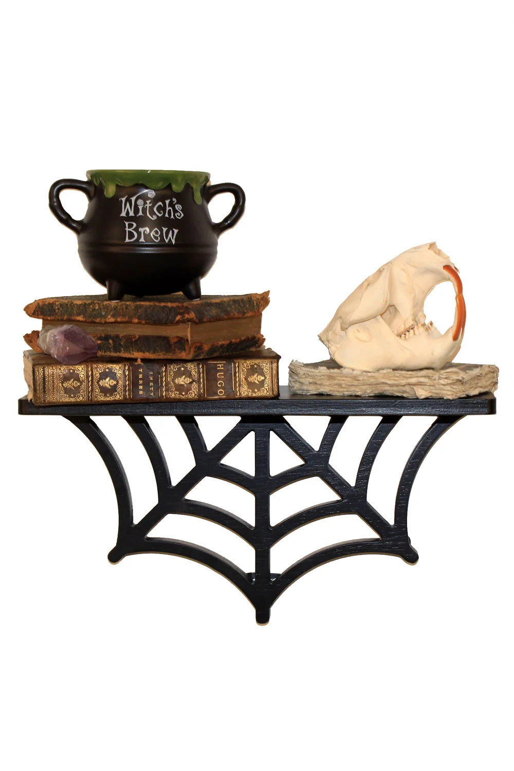 Spiderweb Wall Shelf in Bamboo Wood