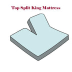 Split Top King Sheet Set, 600 Thread Count Long-Staple Cotton with 18-Inch Deep Pockets for Adjustable Beds