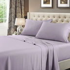 Split Top King Sheet Set, 600 Thread Count Long-Staple Cotton with 18-Inch Deep Pockets for Adjustable Beds