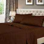 Split Top King Sheet Set, 600 Thread Count Long-Staple Cotton with 18-Inch Deep Pockets for Adjustable Beds