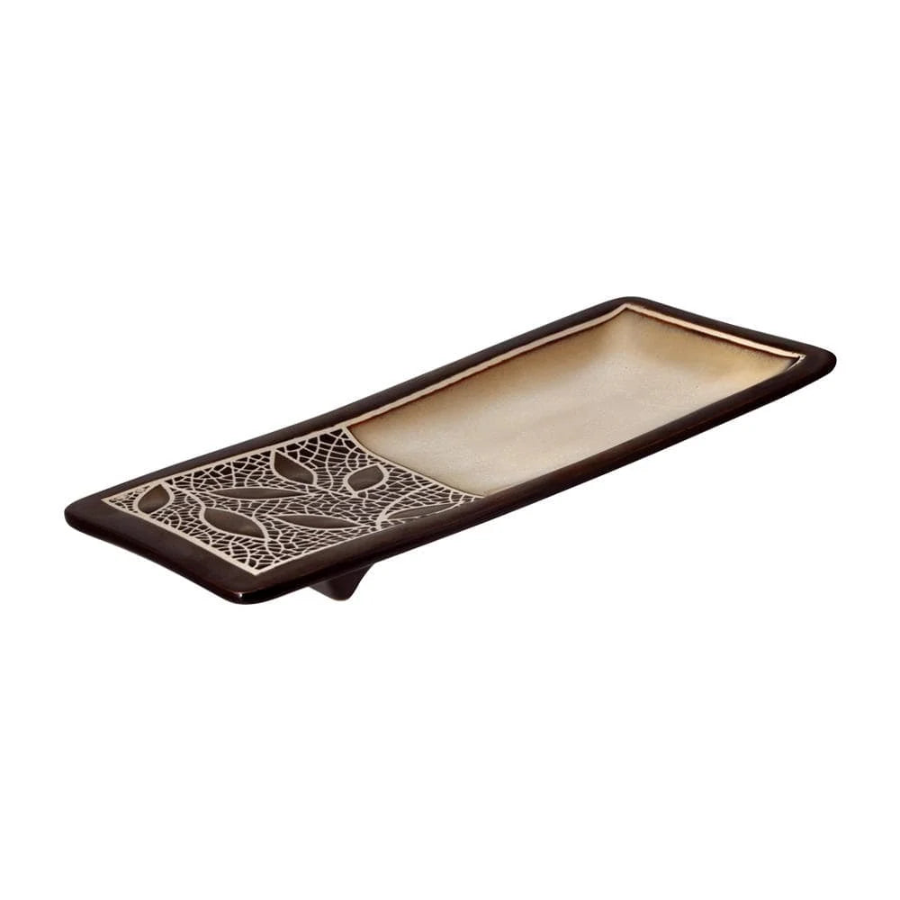 Spoon Rest in Reactive-Glazed Stoneware