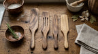 Spurtle Kitchen Utensils in Handcrafted Teak Wood