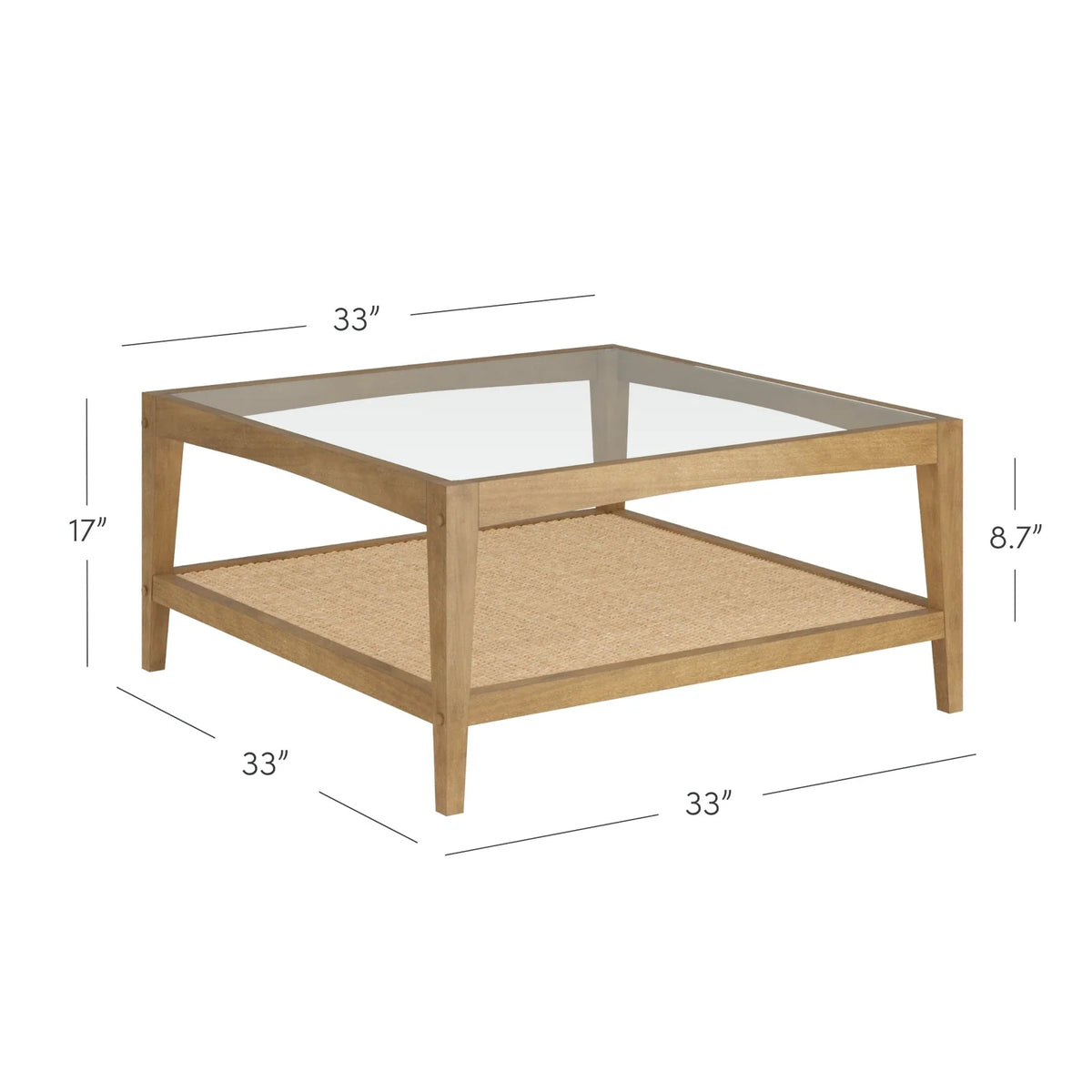 Square Glass Coffee Table
