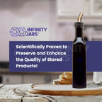 Square Glass Oil Bottle