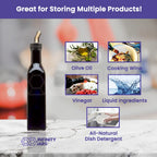 Square Glass Oil Bottle