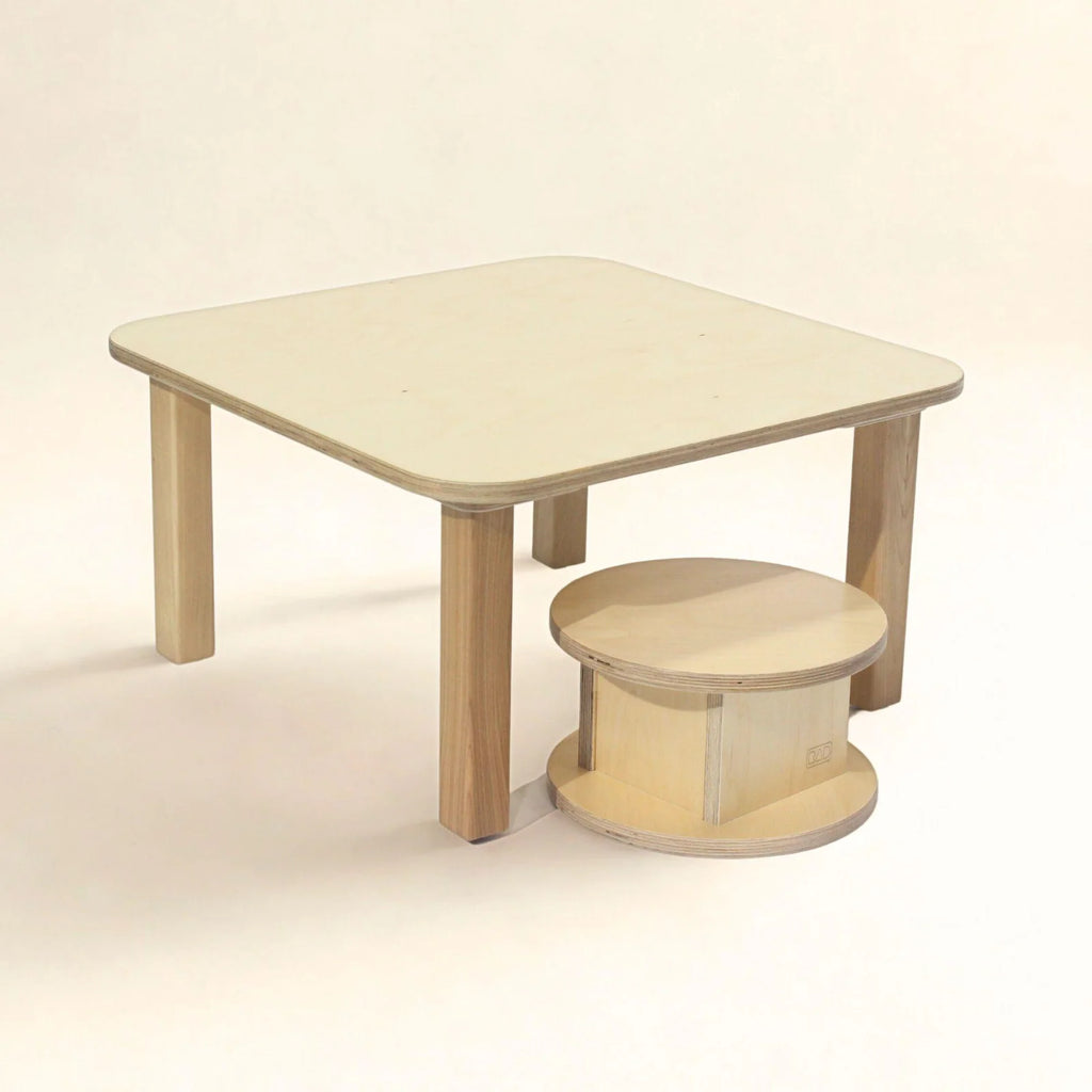 Square Kids Table in Baltic Birch