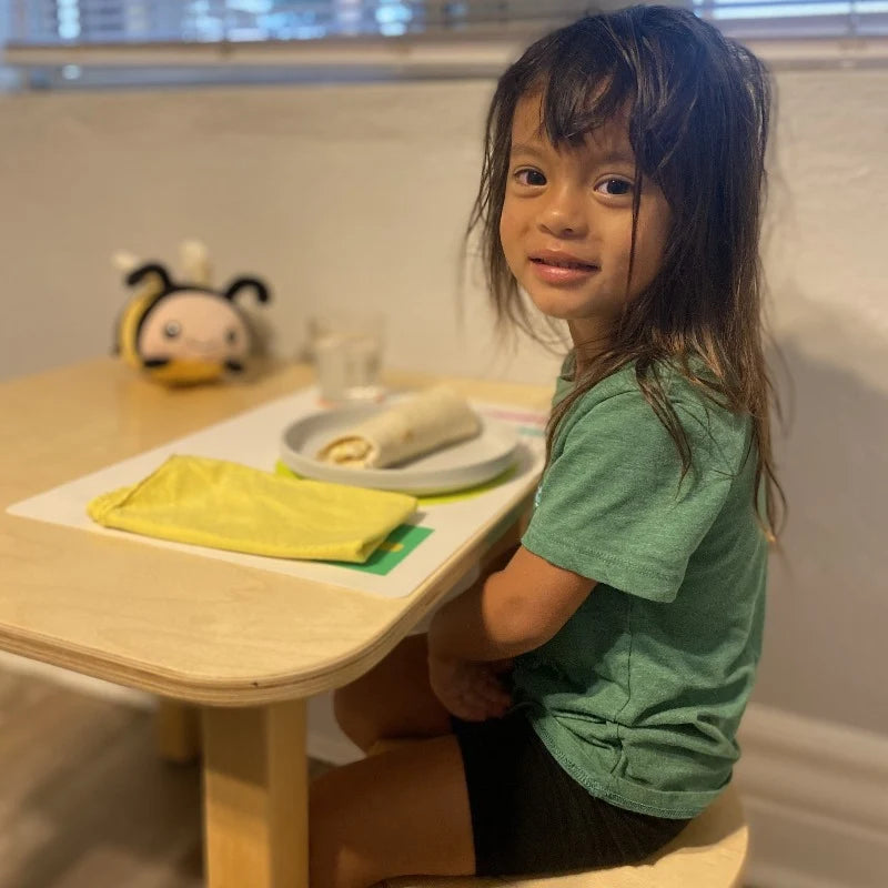 Square Kids Table in Baltic Birch