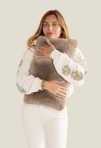 Squish Pillow in Chinchilla-Soft Marshmallow Material