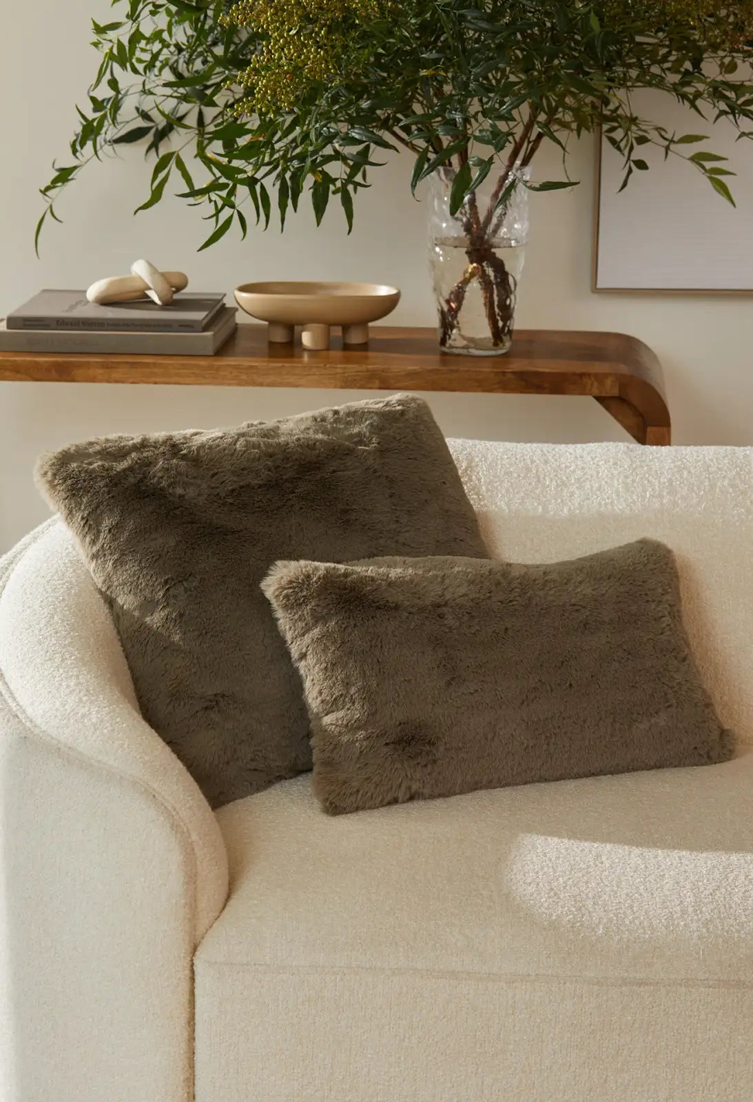 Squish Pillow in Chinchilla-Soft Marshmallow Material