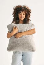 Squish Pillow in Chinchilla-Soft Marshmallow Material