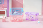 Stackable Sanrio Storage Boxes Set of 3 with Kuromi, Cinnamoroll and My Melody Designs · stackable storage boxes