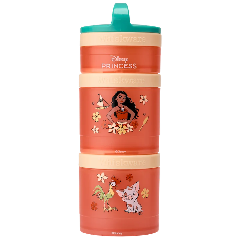 Stackable Snack Containers, Moana, Hei Hei, & Pua