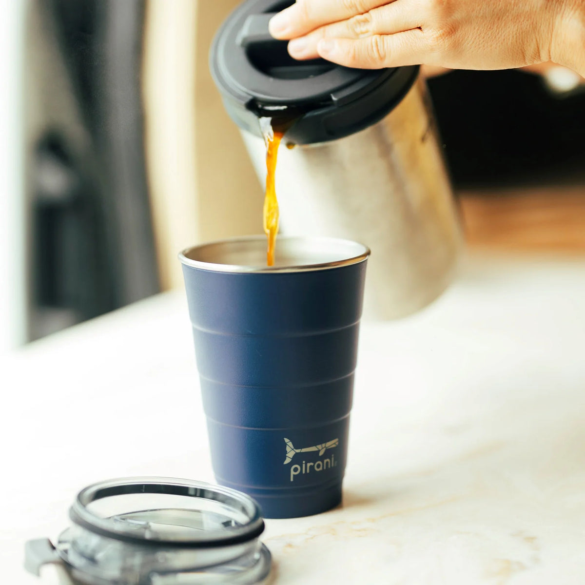 Stackable Stainless Steel Tumbler, 16oz Triple Insulated Cup