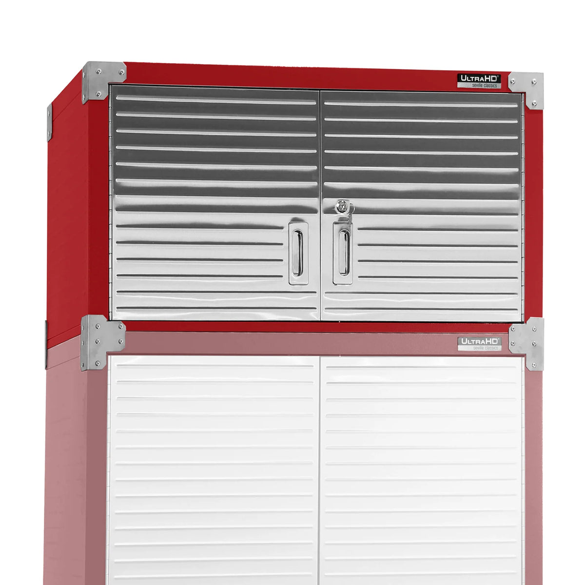 Stacking Top Storage Cabinet, Red