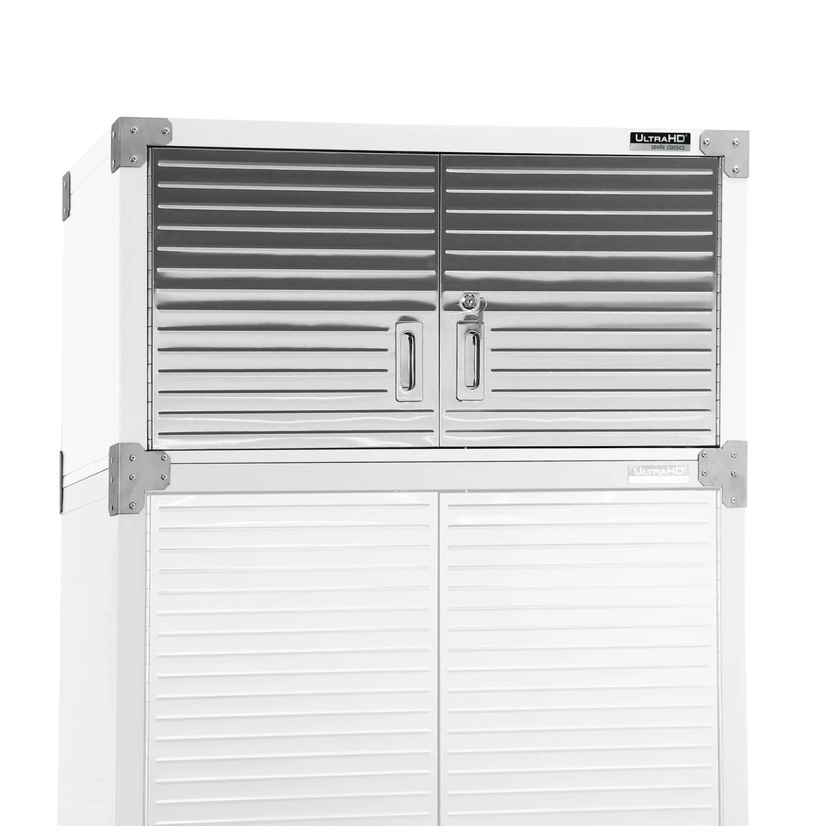 Stacking Top Storage Cabinet, White