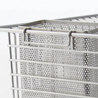 Stainless Steel Cutlery Stand with Rack-Hanging Hook, Easy-Clean Design and Small or Large Size