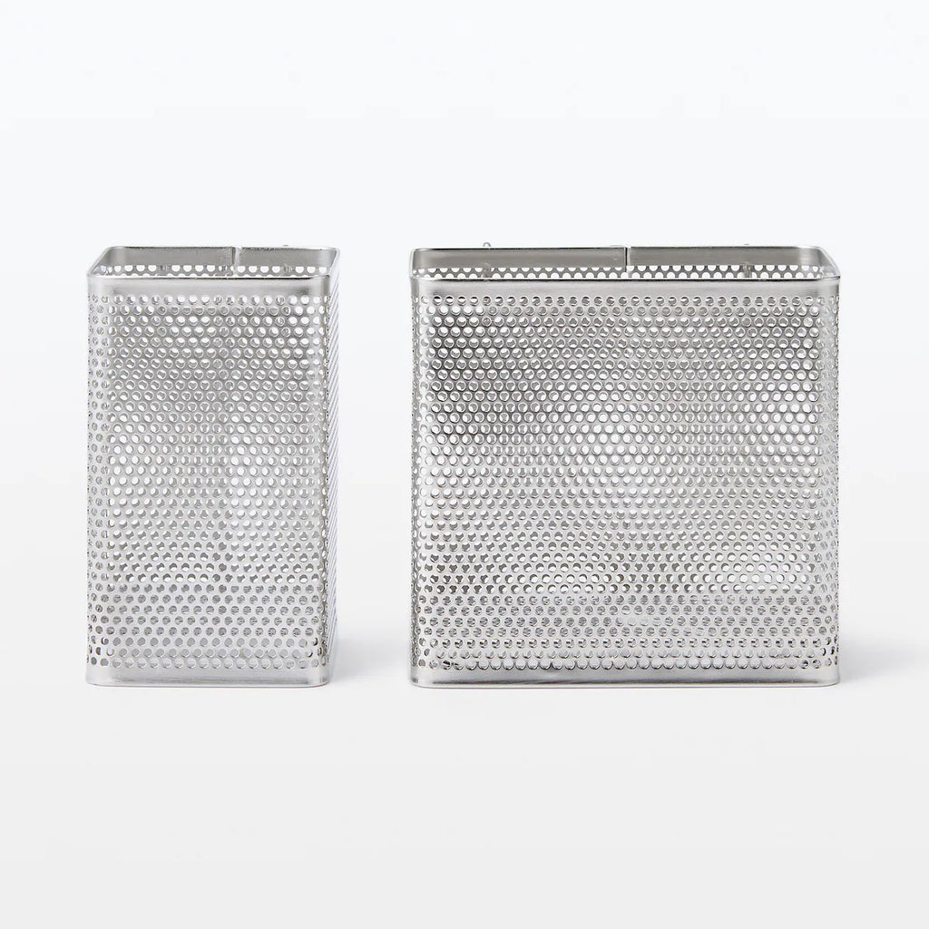 Stainless Steel Cutlery Stand with Rack-Hanging Hook, Easy-Clean Design and Small or Large Size
