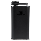 Stainless Steel Flask, 8 oz,, Black 2.0