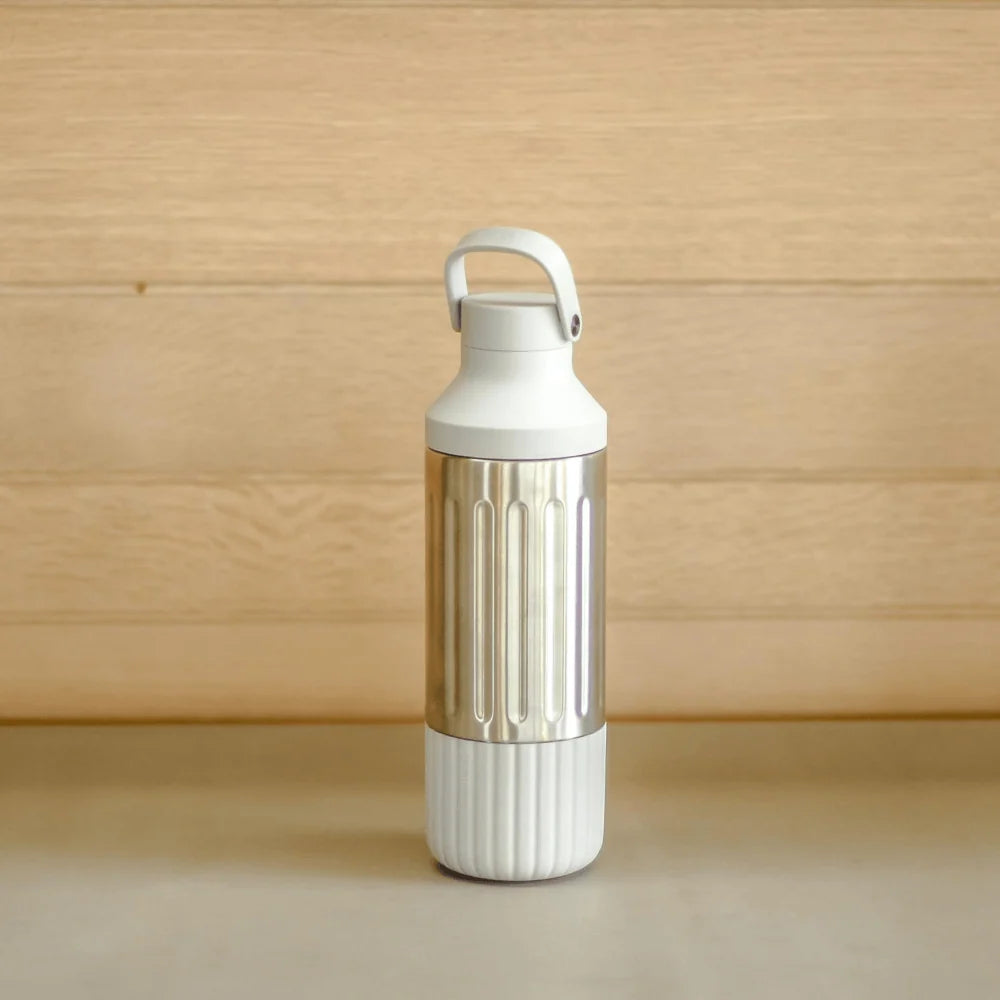 Stainless Steel Hydration Bottle, 22 oz Insulated Design with Wide Opening and Cup Holder Fit