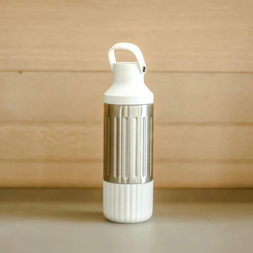Stainless Steel Hydration Bottle, 22 oz Insulated Design with Wide Opening and Cup Holder Fit